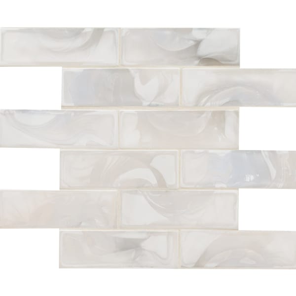 Msi Pearla SAMPLEGlass Subway Mosaic Wall Tile ZOR-MD-0396-SAM | Zoro